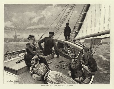 Navegando em Norfolk Broads de Arthur Hopkins