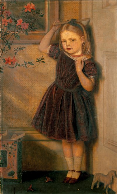 Cecily Ursula, com três anos, expôs 1867 de Arthur Hughes