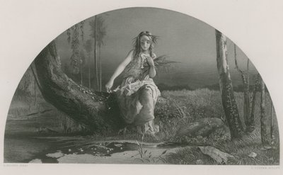 Ofélia, Hamlet de Arthur Hughes