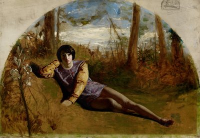 O jovem poeta, 1849 de Arthur Hughes