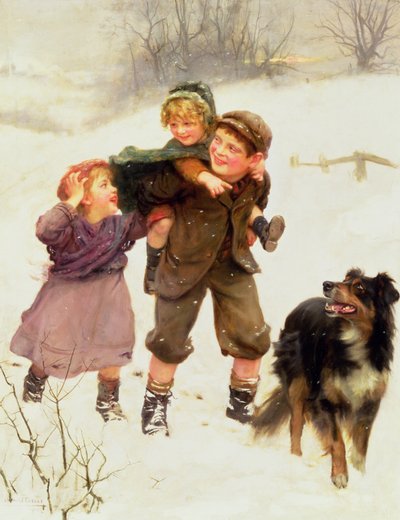 O Passeio do Porquinho de Costas de Arthur John Elsley