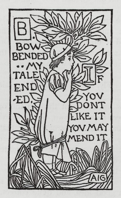 Hans Christian Andersen: Finis (litografia) de Arthur Joseph Gaskin
