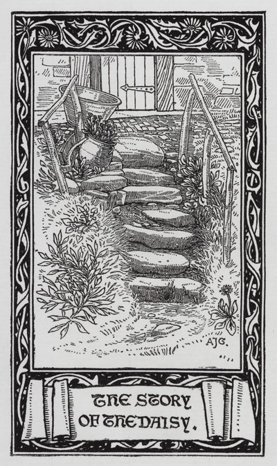 Hans Christian Andersen: A Margarida (litho) de Arthur Joseph Gaskin