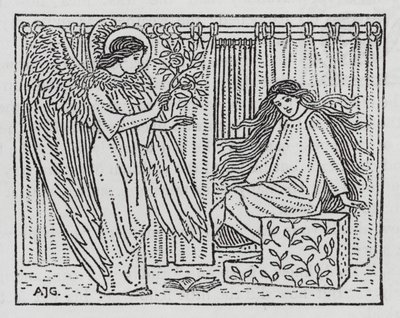 Hans Christian Andersen: Os Sapatos Vermelhos (litho) de Arthur Joseph Gaskin