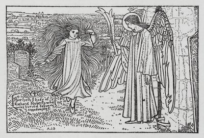 Hans Christian Andersen: Os Sapatos Vermelhos (litho) de Arthur Joseph Gaskin