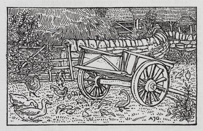 Hans Christian Andersen: O Patinho Feio (litho) de Arthur Joseph Gaskin