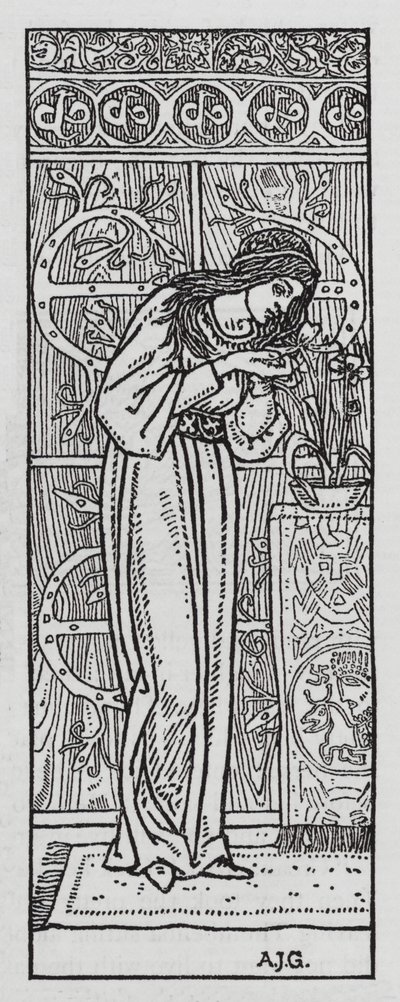 Hans Christian Andersen: Thumbelina (litho) de Arthur Joseph Gaskin