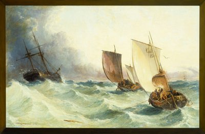 Uma corrida para os abandonados, 1873 de Arthur Joseph Meadows