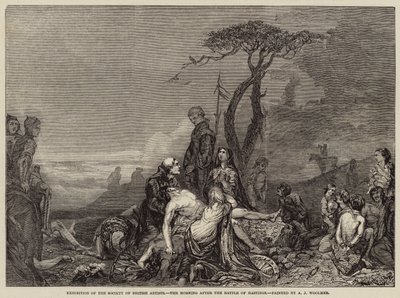 A manhã após a batalha de Hastings de Arthur Joseph Woolmer