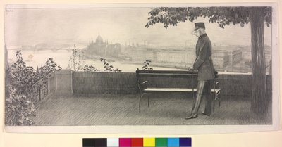 Imperador da Áustria Franz Joseph I de Arthur Lajos Halmi