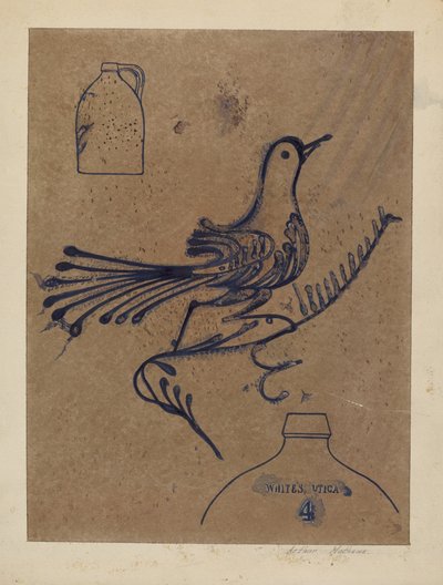 Jarro de grés, c. 1937. de Arthur Matthews