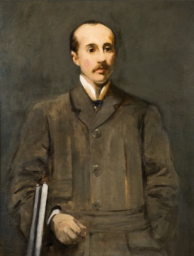 Um estudo de retrato [J Martin White] de Arthur Melville