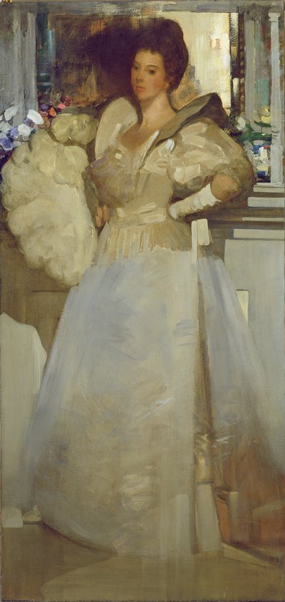 Opala e cinza, retrato da senhorita Rachel White, 1897 de Arthur Melville
