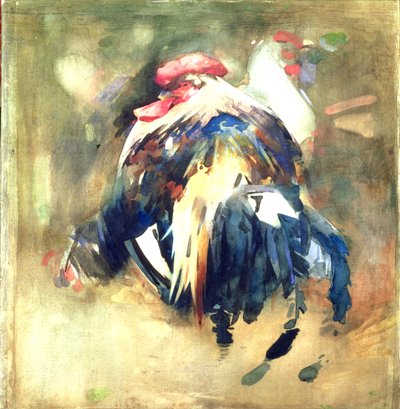 O galo (wc no linho) de Arthur Melville