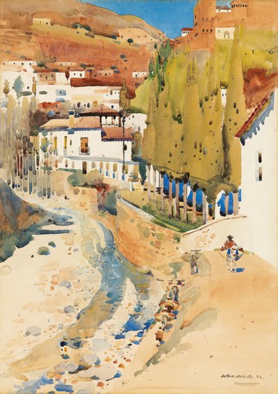 O vale do Darro, 1893 de Arthur Melville