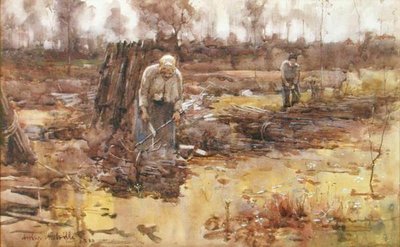 Colectores de Galhos, Grez-sur-Loing de Arthur Melville