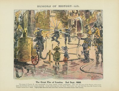 O Grande Incêndio de Londres. 2 de setembro. de Arthur Moreland