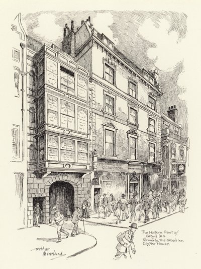 A fachada de Holborn do Gray