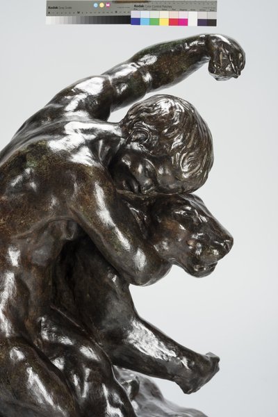 Puma e Criança (bronze) de Arthur Putnam