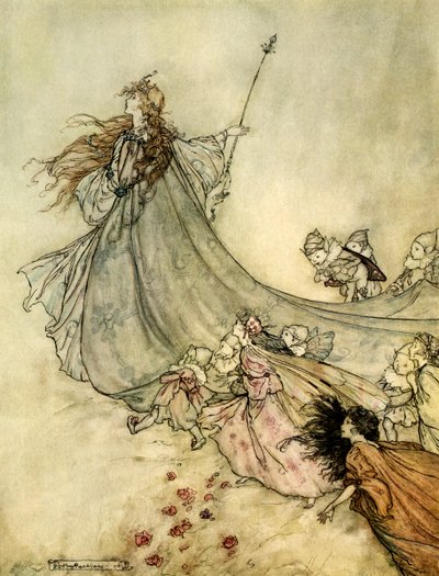 Sonho de uma noite de verão de Arthur Rackham