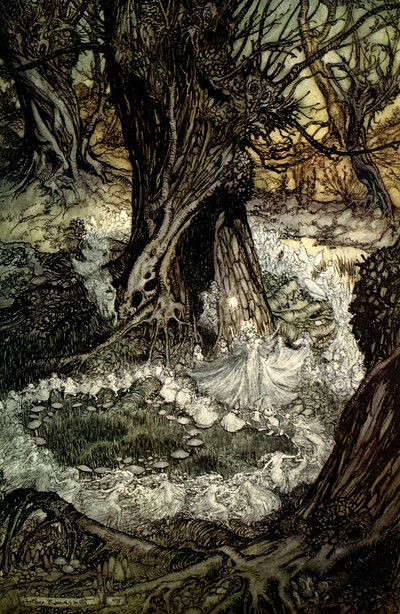 Sonho de uma noite de verão de Arthur Rackham