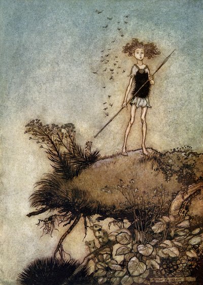 Sonho de uma noite de verão de Arthur Rackham