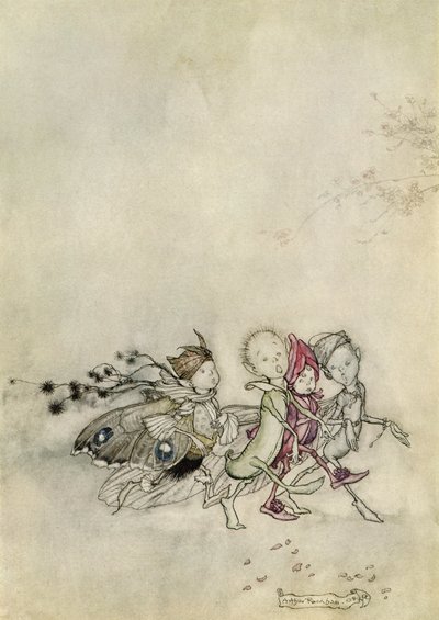 Sonho de uma noite de verão de Arthur Rackham