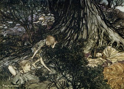 Sonho de uma noite de verão de Arthur Rackham