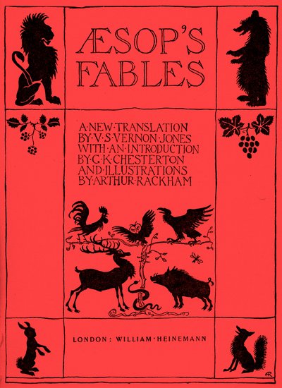 As Fábulas de Esopo de Arthur Rackham