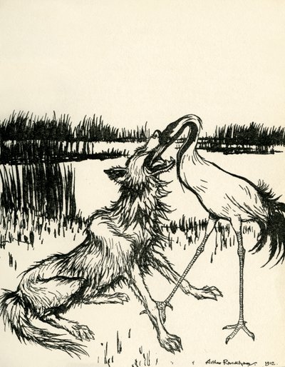 As Fábulas de Esopo de Arthur Rackham