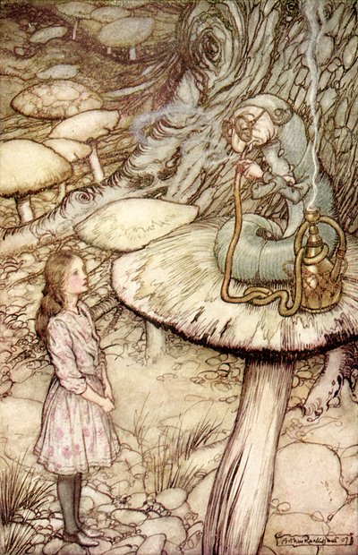 Alice s aventuras no país das maravilhas por Lewis Carroll de Arthur Rackham