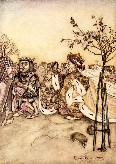 Alice s aventuras no país das maravilhas por Lewis Carroll de Arthur Rackham