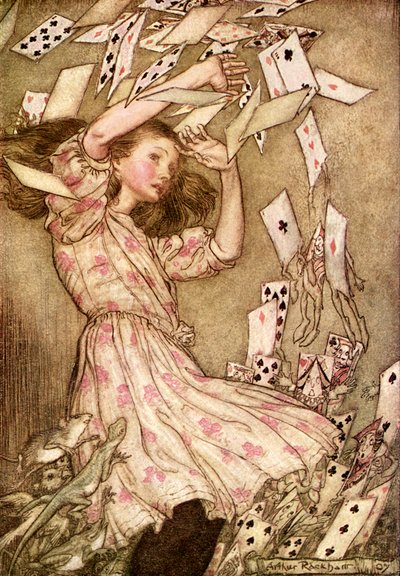 Alice s aventuras no país das maravilhas por Lewis Carroll de Arthur Rackham