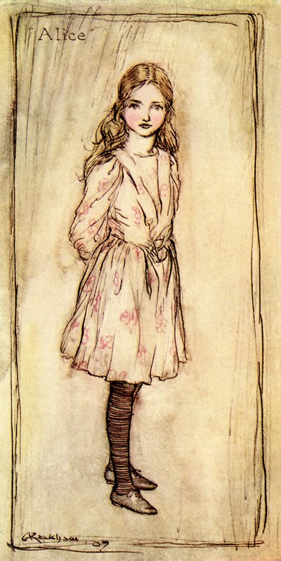 Alice s aventuras no país das maravilhas por Lewis Carroll de Arthur Rackham