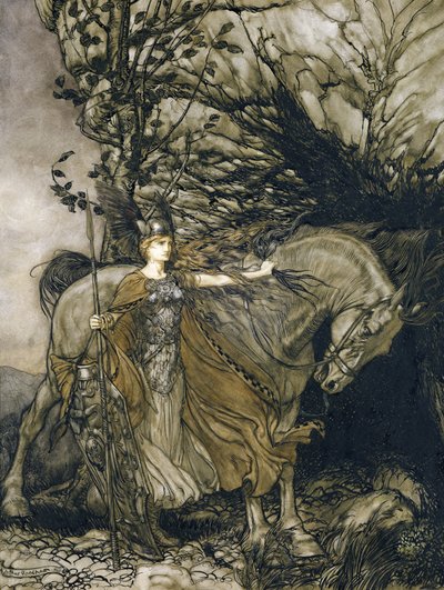 Brunnhilde de Arthur Rackham