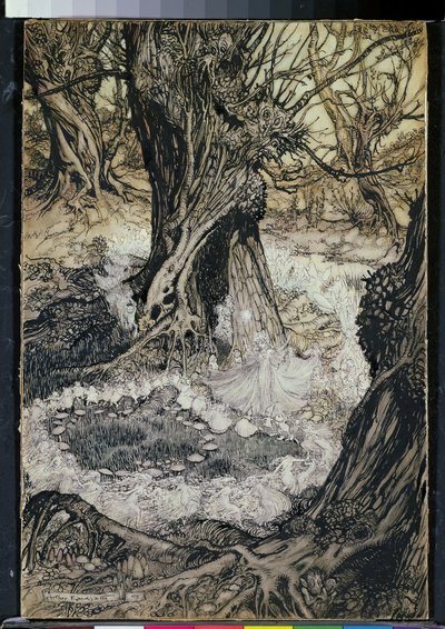 Venha, agora uma Roundel, 1908 de Arthur Rackham