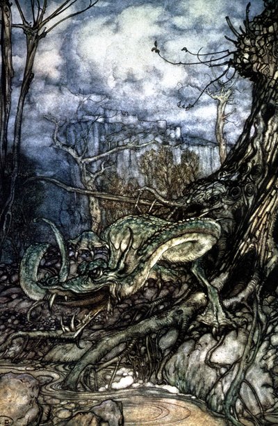 Dragão de Arthur Rackham