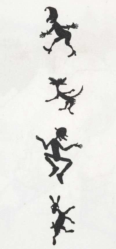 Elfos e cães de Arthur Rackham