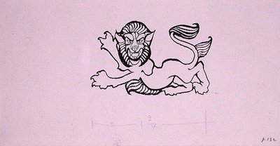 Heraldic Lion, ilustração para 
