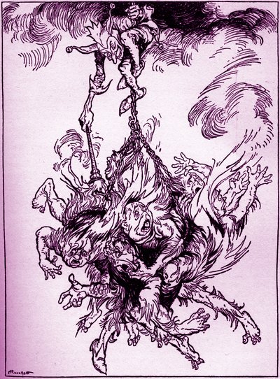 "Hop-Frog" por Edgar Allan Poe de Arthur Rackham