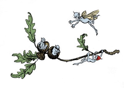 Ilustração de Arthur RACKHAM (1867-1939) para The Dream of a Summer Night de William SHAKESPEARE de Arthur Rackham