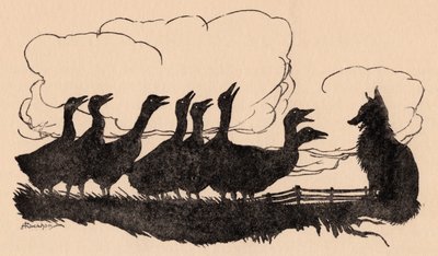 Ilustração de Arthur Rackham de Grimm