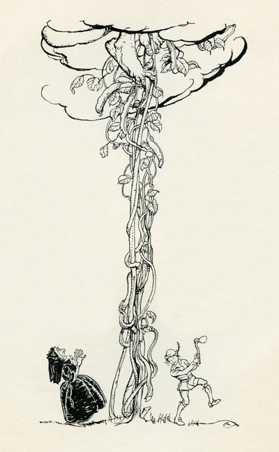 Jack e o Pé de Feijão de Arthur Rackham
