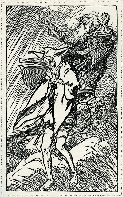 Rei Lear, de William Shakespeare de Arthur Rackham