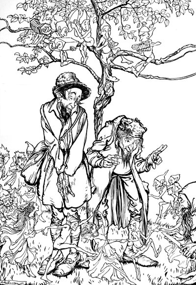 Irmãozinho e irmãzinha, 1917, 1923 de Arthur Rackham