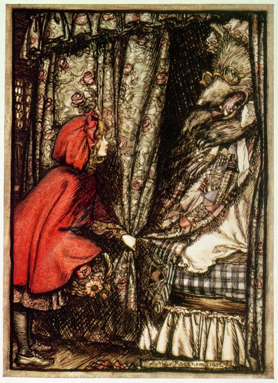 Chapeuzinho Vermelho de Arthur Rackham
