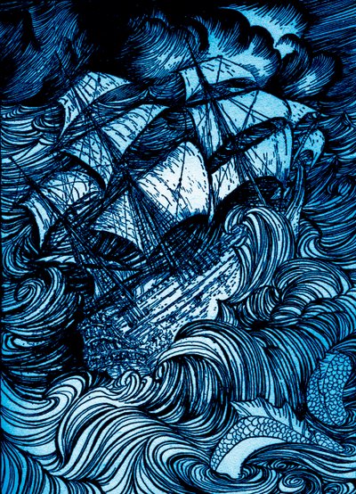 &39;Manuscript Found in a Bottle&39;, de Edgar Allan Poe de Arthur Rackham