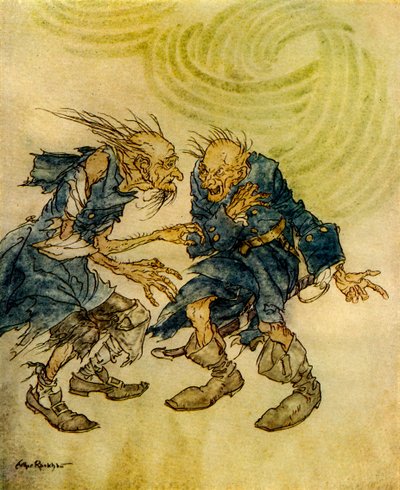 Manuscrito encontrado em uma garrafa por Edgar Allan Poe de Arthur Rackham