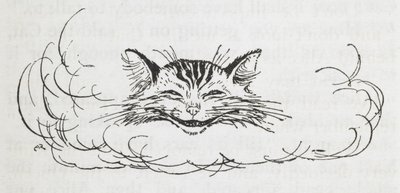 O Gato de Cheshire de Arthur Rackham