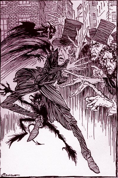 O Imp do perverso por Edgar Allan Poe de Arthur Rackham